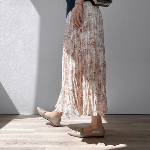 10%OFF:晴雨兼用/オペラ フラットシューズ(4783)グレージュE/mamian(マミアン)