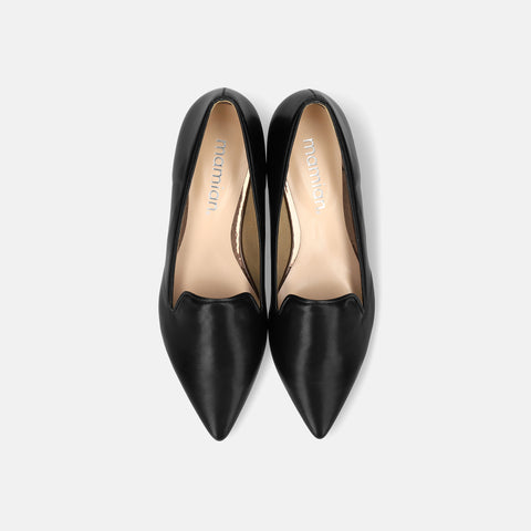 ラストワン5%OFF:2025SSBI:オペラ デザイン フラットシューズ(4772)ブラック/mamian(マミアン)