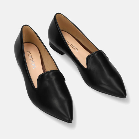 ラストワン5%OFF:2025SSBI:オペラ デザイン フラットシューズ(4772)ブラック/mamian(マミアン)