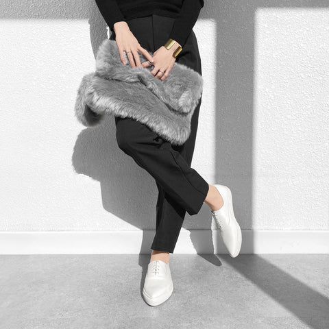 10%OFF:2025SS:オックスフォード スニーカー(m1002)ホワイト/mamian(マミアン)