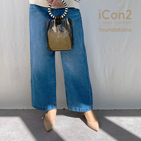30%OFF:iCon2 Foundations:ポインテッドトゥ パンプス(F5718)モイストメープル/mamian(マミアン)