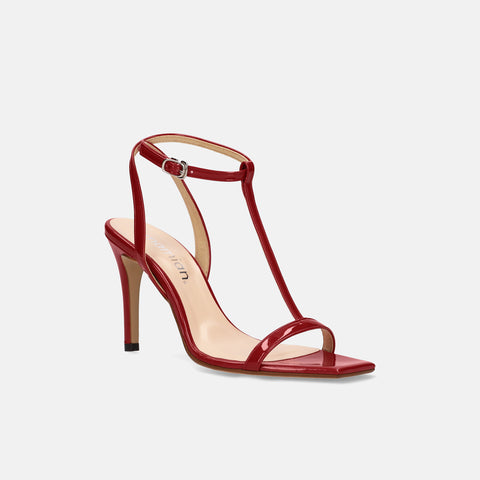 15% OFF: 2024SS: T-Strap Sandals (3588) Red E